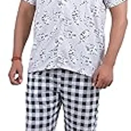 tilism Men's Shirt and Short Night Suit Set for Men-picture-19