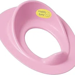 DTR Creation Potty Training Seat for Girls | Toddler Toilet Trainer Seat for Kids | Comfortable, Non-Slip & Easy-Clean Potty Ring for Bathroom – Happy Baby Design (Pink, Oval Shape)-image-26