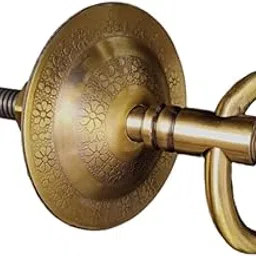 Kriya Home Decor Heavy Duty Super Quality Antique Brass Finish Bottom KADA for Patio JHULA, Patio Swing, Hammock Swing16MM Rod with Weight Capacity of 1000KG, (Pack of 4PCS) Life TIME WARRENTY-picture-25