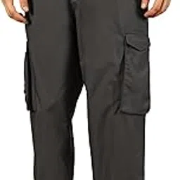 thomas scott Men's | Solid | Light Weight | Breathable Fabric | Ribbed Bottoms | Mid Rise | Loose Fit | 100% Cotton | Button Waist | Chino Trouser | Pants-picture-49