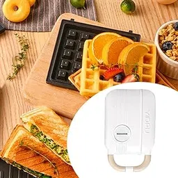 Losa 220V Electric Waffle Maker Grill Coating Making Machine for Breakfast White-picture-48