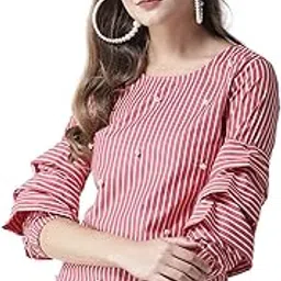 style quotient Women Stripe Polycotton Smart Casual top-picture-19
