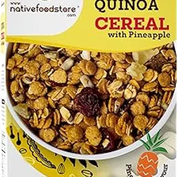 Nativefoodstore Quinoa Muesli with Pineapple - 400 Gms | Tastier Now With Cranberries | Muesli 0% Added Sugar | Breakfast Cereal | High in Iron| Source of Fibre | Naturally Cholesterol Free-picture-46