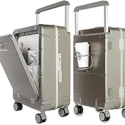 Explorer Series 20-Inch Trolley Bag – USB Charging, TSA Lock, & Smart Design(Grey)-image-1