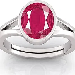 pranjal gems Certified 14.25 Ratti 13.62 Carat Natural Manikya Ruby Gemstone Ring For Men And Women-picture-26