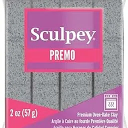 Sculpey Premo Polymer Clay (2 Ounces, Grey Granite)-image-0