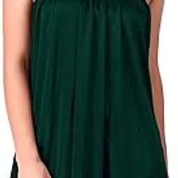 xs and os Women's Satin Solid Above knee Baby Doll-picture-21