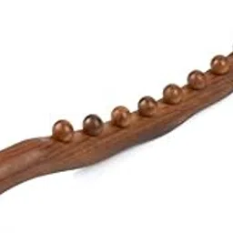 CA Massage Roller stick Wood Gua Sha Tool Wooden Scraping Therapy Massage for Body Neck Shoulder Back Massager for, Muscle Belly Relief Tool (8 Point)-picture-15