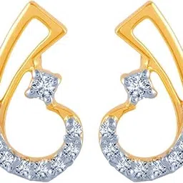 p.c. chandra jewellers Gold and Diamond Stud Earrings for Women-picture-27