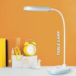 Pick Ur Needs Rechargeable LED Desk Lamp with Touch Control – USB Charging, Adjustable Brightness, 360° Flexible Neck, Eye Protection & Portable Design for Study, Reading & Night Use (Blue)-image-74