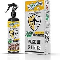 Veganie-X Mosquito Repellent Spray- Natural, Herbal Mosquito Repellent with Instant Action & Long Lasting PerformanceInsect Repellent With Tulsi Fregrance | Kids Safe Pet Safe (3 Units of 200 ml)-picture-63