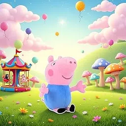 LushiePaws Peppa Pig Soft Toy for Kids Boy Girl Birthday Gift | Cute Cartoon Toy | Stuffed Toys -30 Cm-picture-23
