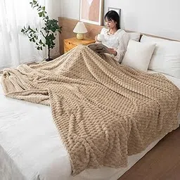 HOKIPO AC Blanket Double Bed Queen, 200x230 cm / 6.5x7.5 feet, Beige (NEW-4918-BGE)-picture-20