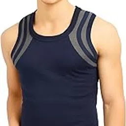 shiba Urbance Men’s Cotton Gym Vest | Sleeveless Round Neck | Soft, Sweat-Friendly, Tag-Free Comfort | Innerwear Tank for Sports & Everyday Use-picture-16