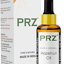 PRZ Hazelnut Cold Pressed Carrier Oil (30ML) - Pure Natural & Therapeutic Grade Oil For Aromatherapy Body Massage, Skin Care & Hair Care-picture-26