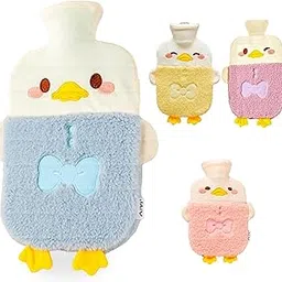 FunBlast Hot Water Bag with Soft Cover for Pain Relief – 1 Pcs Heating Pad Hot Water Bottle & Rubber Bottle for Hot Water Bag for Pain Relief, Bottle, Heating Bag - 1000 ML (Random Color)-image-51