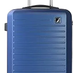 Trolley Luggage Bag 20 inches - Lightweight | ABS Hardshell Material|Trolley with 4 Spinner Wheels and Resetable Combination Lock | Unisex | Small Cabin Trolley Bag for Men & Women, Navy Blue-image-3