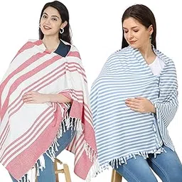 nene Mother's Multi-Purpose Large Size Nursing/Feeding Scarf-Wrap Stole Combo- Pack of 2-picture-32