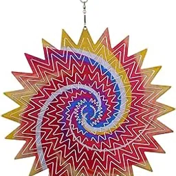 Wind Spinners with Stable Stake Garden Spinner Reflective Painting Style6|Home & Garden|Yard, Garden & Outdoor Living|Garden Décor|Windmills & Wind Spinners image 1