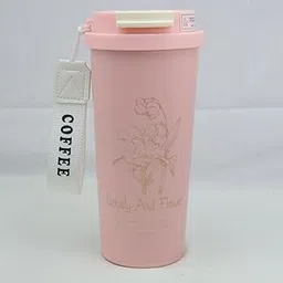PAPITA Premium Travel Tumbler Durable material, Insulated- Stainless Steel Tumbler 550 ml Shaker (Pink) image 1