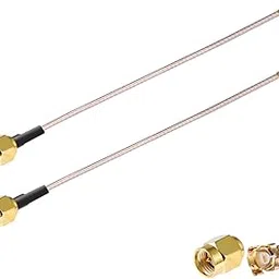 2PCS U.FL IPEX to SMA Male Low Loss Coaxial Cable 6" /15CM U.fl/IPEX RG178 Coaxial Pigtail Cable for Wireless Routers Mini PCIE Network Cards PCI Wi-Fi WAN Repeater-picture-40