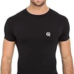 Half Sleeve Compression T-Shirt - Men's Athletic & Sports Tights for Fitness-image-69