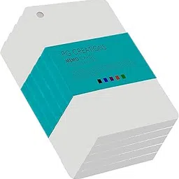 PG Creations Pre Punched Unruled Index Flash Cards, Blank Plain, 3x5 Inch, Medium Size, 200 Gsm Ivory Cardstock, White, Pack of 200 Sheets-picture-50