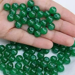Store_of_arts (pp creations) 8Mm Round Crystal Beads, Pack Of 100, For Jewellery Making (Green)-image-31