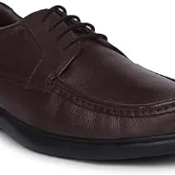 Mens 8254 Formal Derby Lace Up Brown Shoes Perfect for Formal Wear, Business Casual, and Parties | Office, Meetings, Daily, Outdoor, Occasions, Lightweight-image-86