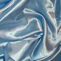 Bini Fabrics Light Blue Silky Satin Dress Fabric Plain Satin Material 44/45" Width, Best Slik & Shiny Fabrics (1 Meter)-picture-25