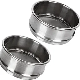 2 PCS 304 Stainless Steel Test Sieves, 200 Mesh 0.075mm + #80 Mesh 0.2mm Aperture Lab Standard Test Sieve, ?10cm/4�Dia Economy Test Sieve for Industrial Laboratory-image-6