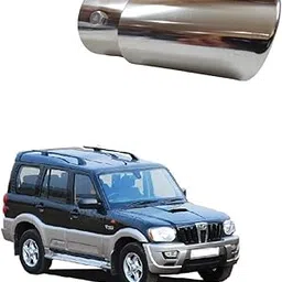 Car Show Exhaust Tube Silencer Muffler Tip Pipe Suitable for Mahindra Scorpio 2009 onward-image-15