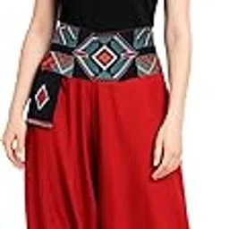 LUJOSO Harem Pants for Women | Stylish Afghani Salwar | Women's Rayon Fabric Pants Loose Fit for Yoga & Dancing | Waist Size 22 to 42 Inches, Free Size-picture-18