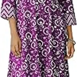 mirchi fashion Women's Cotton Relaxed Fit Anarkali Kurti-picture-23
