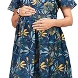 ritijya Zipless Feeding Kurtis & Dresses for Women | Zipless Maternity Wear Gown Pregnancy Dress for Nursing Mothers | Viscose Rayon | Stylish & Comfortable | S to 4XL | Washable & Durable-picture-14
