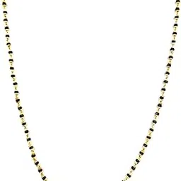 jhb Traditional Black Bead Chain and Gold Plated Neck Chain for Women & Girls Wedding, Engagement and Anniversary-picture-55