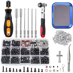 HobbyPark 620pcs RC Screw Kit Screws Assortment Set Hardware RC Repair Tool Kit RC Screwdrivers Hex Drivers w/Tray for Traxxas Arrma Axial Redcat Losi 1/8 1/10 1/12 1/16 Scale RC Car Truck Crawler-picture-28