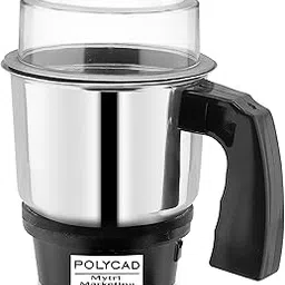 Polycad Chutney Jar with Lid for mixer grinder (350ML), Stainless Steel material, Silver, 1Pc MA01-picture-31