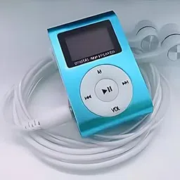 Drumstone(𝟓+𝟓 Years Warranty) Limited Edition Sports MP3 Player with LCD Screen & USB Music Player for Kids & Fitness Memory Card Not Included 𝐄𝐱𝐭𝐞𝐧𝐝𝐞𝐝 1-Year Warranty Blue-image-4