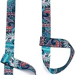 ZOOEASS Yoga Mat Strap, Adjustable Durable Yoga Mat Carrier & Stretching Strap, 70.87" Inches, Multiple Color Choices (Indian Pattern)-picture-27