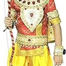 NATKHAT DRESS - Ramleela And Hindu Gods Costume for Kids |Fancy Dress Costume for Kids | Historical Mythology Ramayana Character Role Play Dress for Dussehra Performance-picture-30