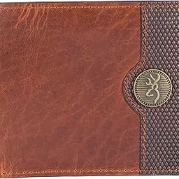 browning Men's Rugged Western, Heavy-Duty Wallets, Available in Multiple Styles, Brown, Bi-fold-picture-53