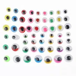 FABLOFT 600Pcs Plastic Googly Wiggle Eyes for Teddy Bear Doll Puppet DIY Making Self-Adhesive-picture-20