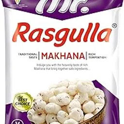 Rasgulla Traditional Indian Makhana, Zero Trans Fat, Zero Cholesterol, Rich in Protein, Gluten Free, 100g-picture-18