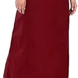 apsra ls Women's Cotton Petticoat,inerskirt, Saree Innerwear,Traditional innerskirt 920(Pack of 1) Maroon-picture-13