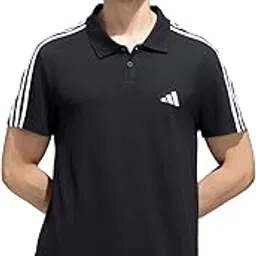 adidas Men's Striped Regular Fit Polo Shirt-picture-25