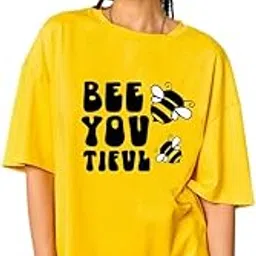 sunwani galleries Women's Cotton Blend Oversized T-Shirt, Relaxed Fit-picture-15