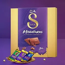 Cadbury Dairy Milk Silk Miniatures Premium Assorted Chocolate Diwali Gift pack, 90 g-picture-15