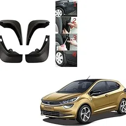 Auto-Ex Mud Flap Splash Guard Compatible/Replacement for Tata Altroz All Models OE Type (Set of 4 Pcs.)-image-0
