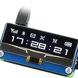 Waveshare 2.23inch OLED Display HAT for Raspberry Pi 128×32 Pixels with Embedded SSD1305 Driver Communicating via SPI or I2C Interface.-picture-39